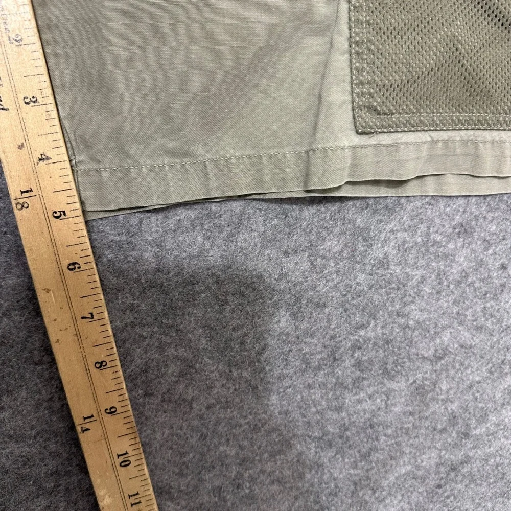 Columbia PFG Cargo Shorts Mens M Brown Green Vintage Performance Fishing Gear